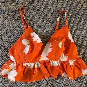 Shein Flowy Crop Top